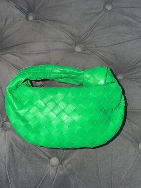 Bottega Veneta Nappa Intrecciato Mini Jodie Grass